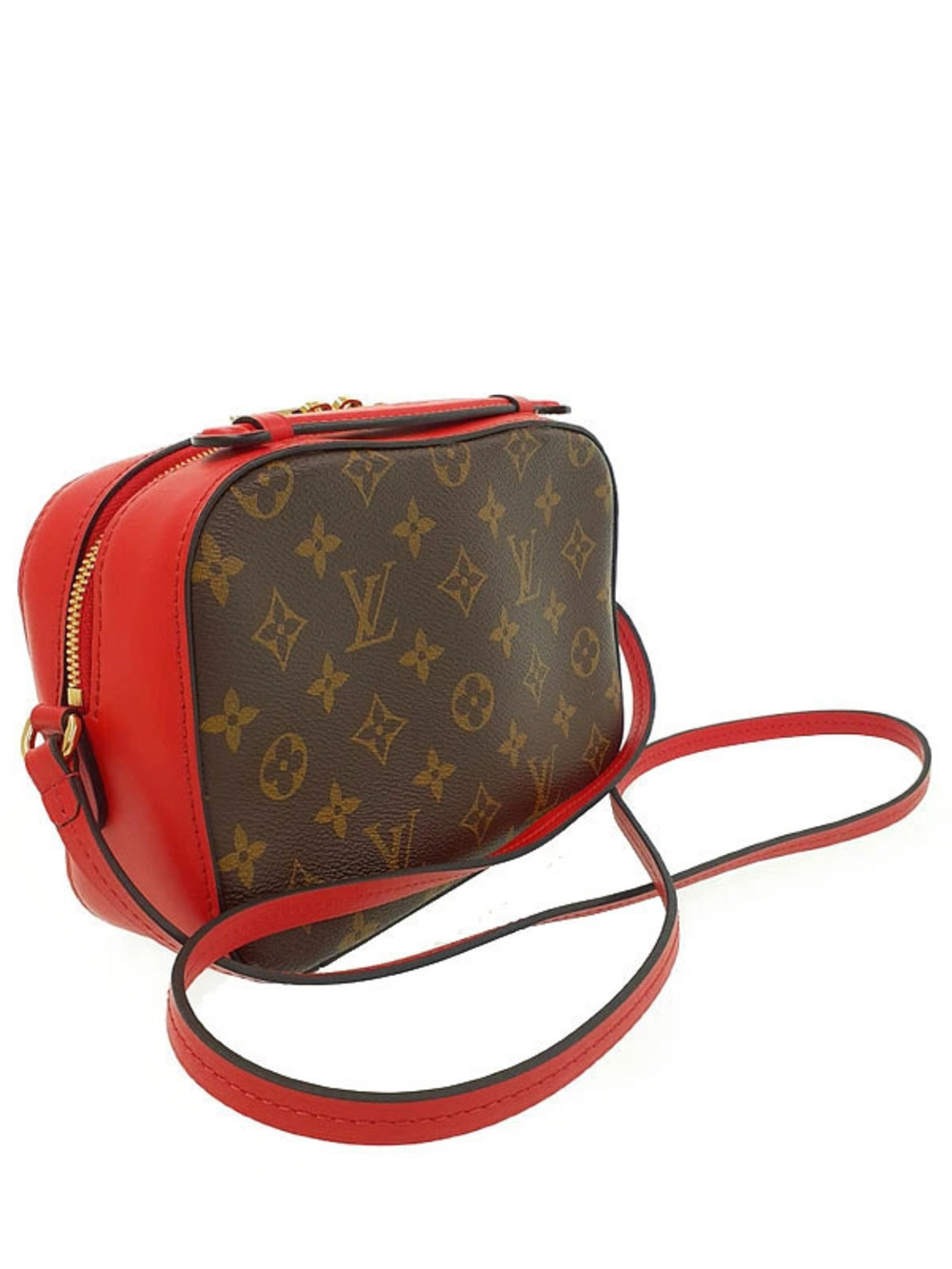 Louis Vuitton Saintonge Shoulder Bag Monogram Brown